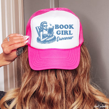 Book Girl Summer Trucker Hat *8 COLORS
