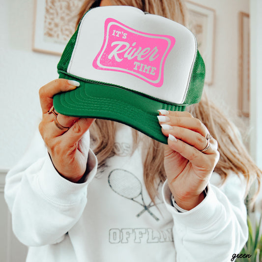 It's River Time Trucker Hat *9 COLORS
