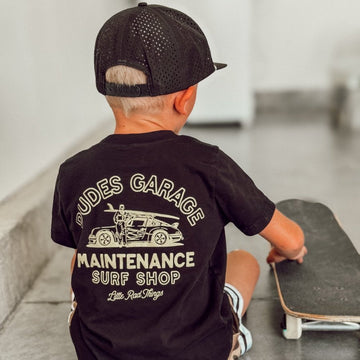 DUDES GARAGE TEE - BLACK