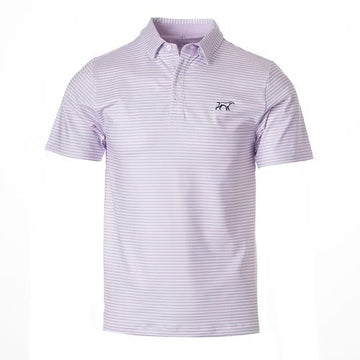 Fieldstone Marshall Performance Polo Lavender/White