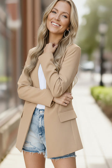 City Chic Taupe Blazer