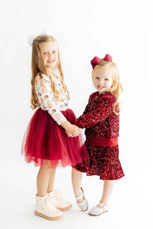 Hello Fall L/S Tutu Dress