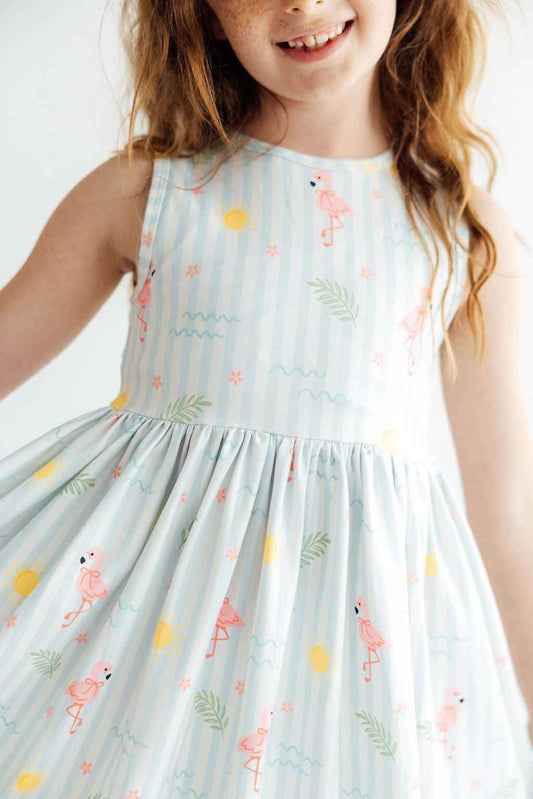 Beach Bum Tank Twirl Dress