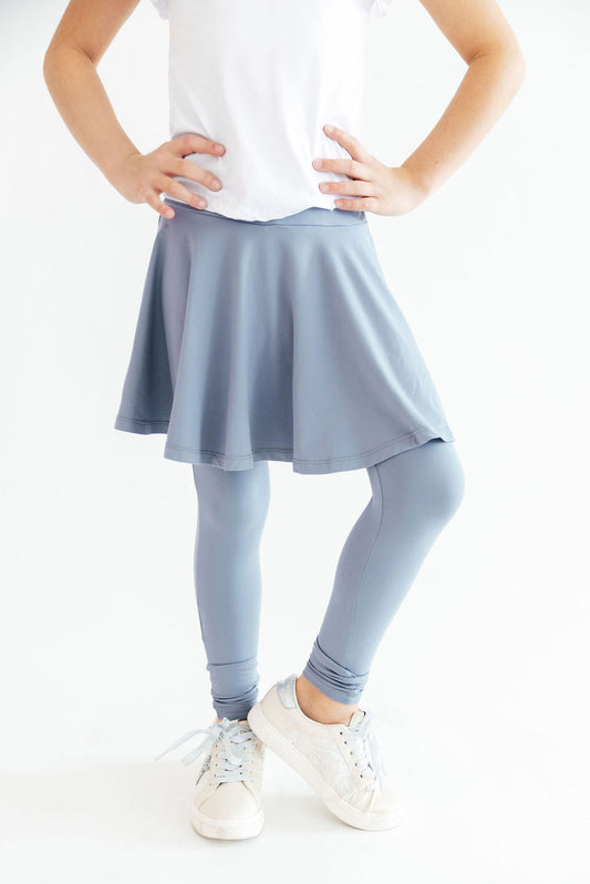 Dusty Blue Twirl Skegging