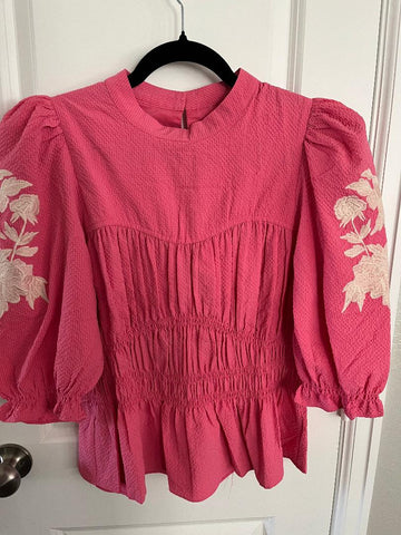 Pink Garden Blouse