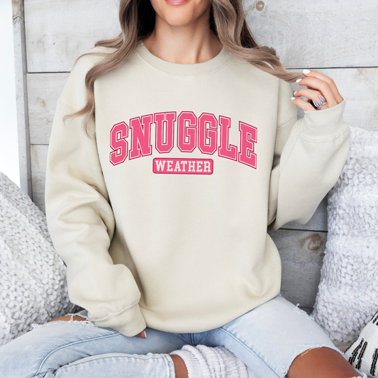 Snuggle Weather Unisex Fleece Sweatshirt