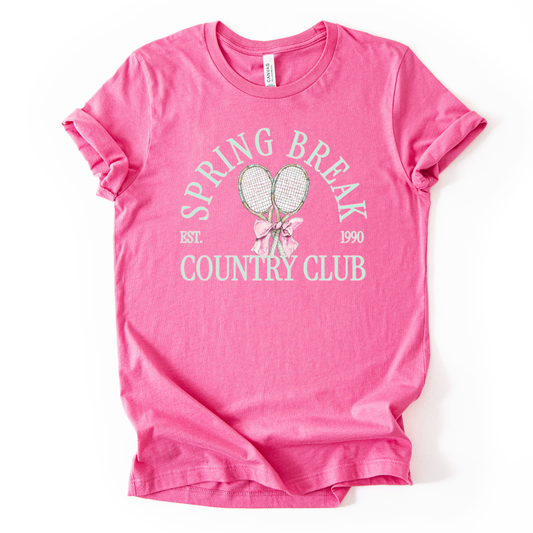 Spring Break Tennis Graphic Tee | ATTA TOOD®