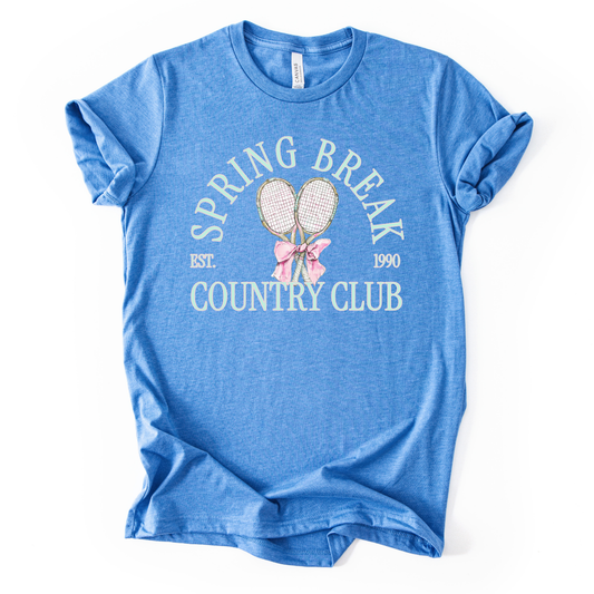 Spring Break Tennis Graphic Tee | ATTA TOOD®