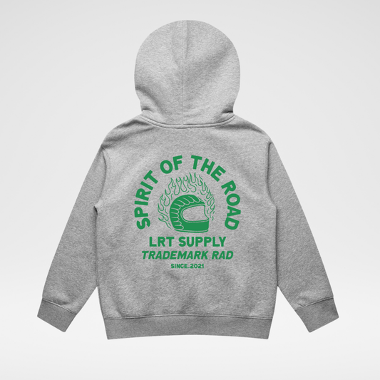 THE SPIRIT RIDER HOODIE - RECYCLED HEATHER GRAY