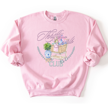 Vintage Thrifting Girls Club Graphic Sweatshirt
